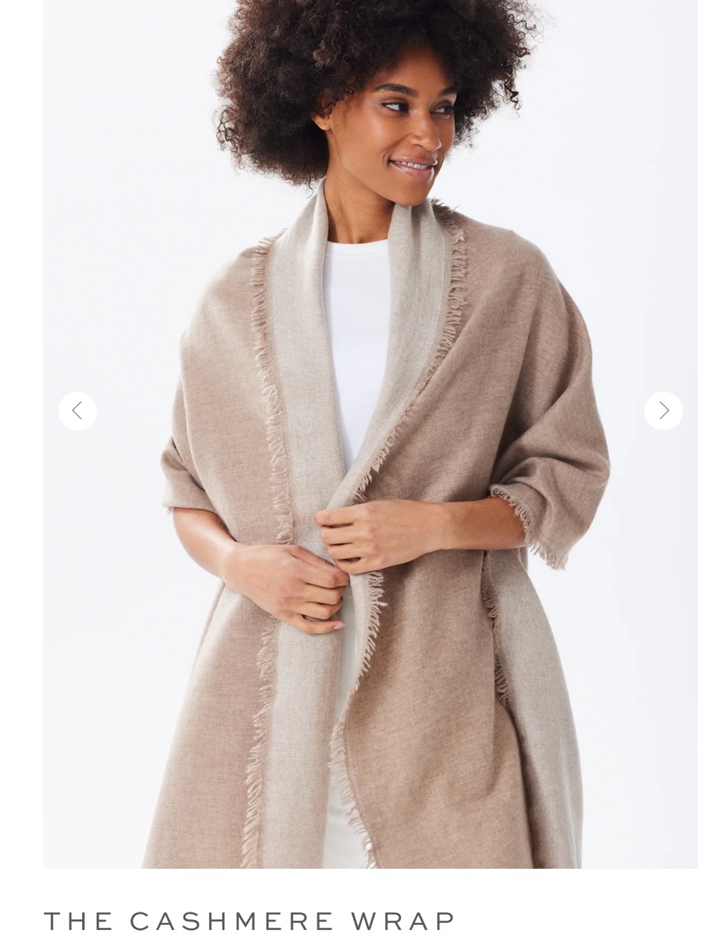 NWOT The Cashmere Wrap